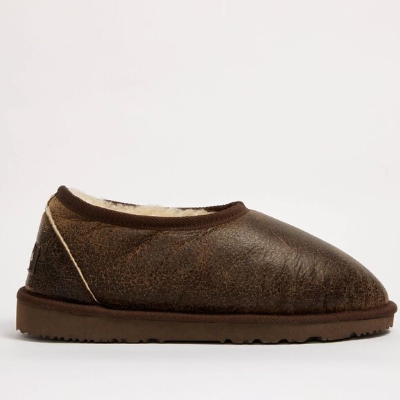 Bomber Halfie Uggs Since 74 - UGG Brown Sheepskin Slippers eu 39 - Picture 7 of 8